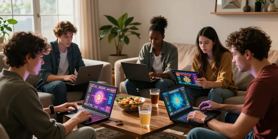 Enjoying online gambling experiences with gambleonline in a cozy setting.