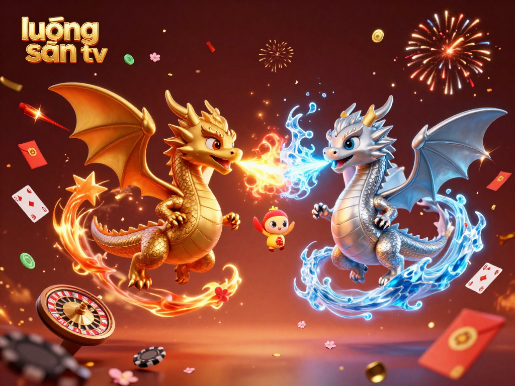 Lượt xem bóng đá trực tiếp trên lương sơn tv with engaging casino game elements and festive visuals.