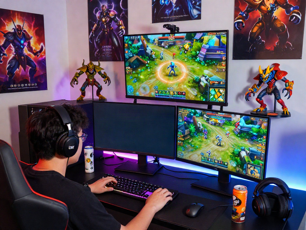 Players immersed in ROKOK88 gaming update, showcasing new monsters and action.