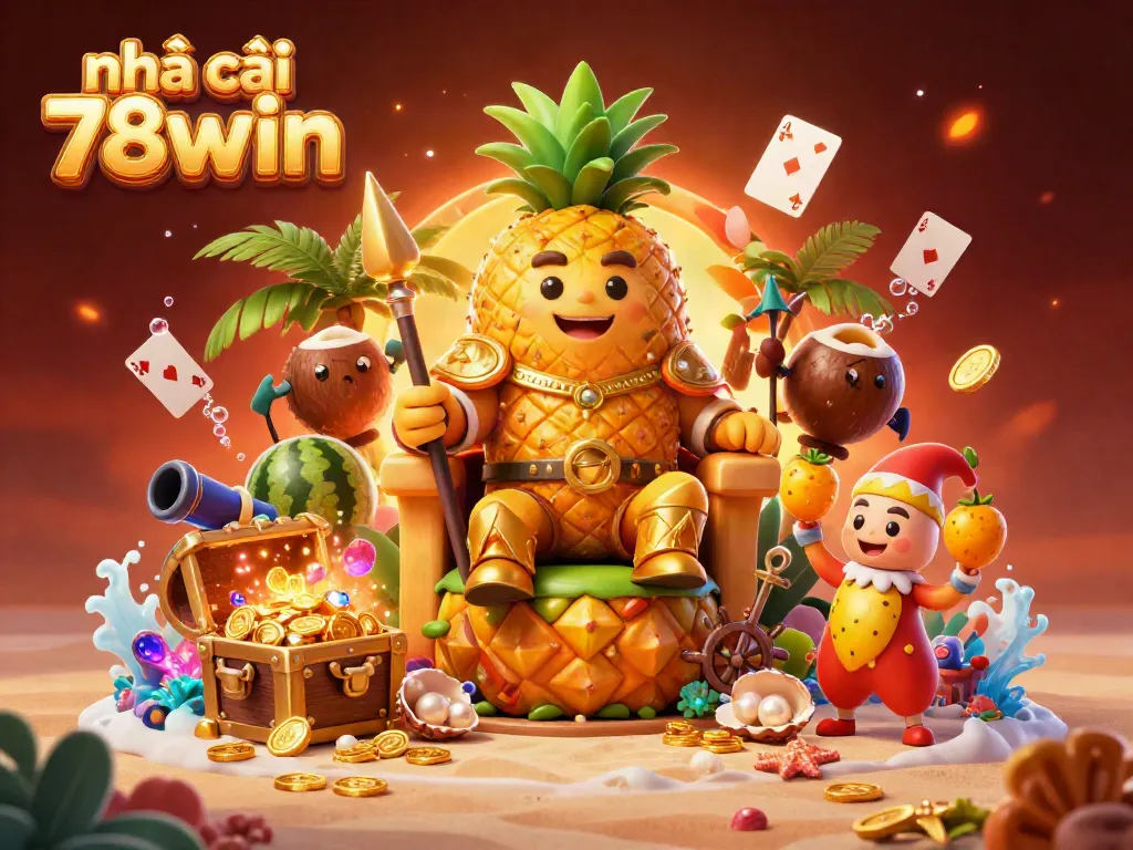 Engage in thrilling gameplay at nhà cái 78win with a vibrant 3D casino scene featuring dynamic characters.