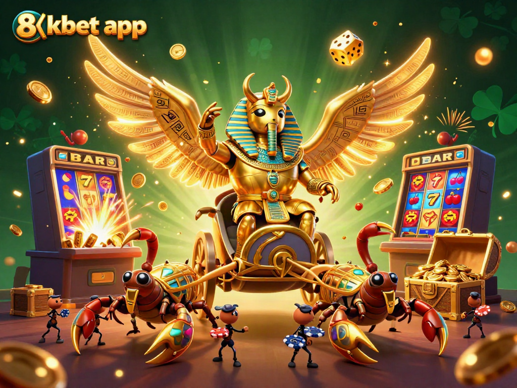Experience excitement and action with the 8xbet app in this vibrant, engaging casino scene.
